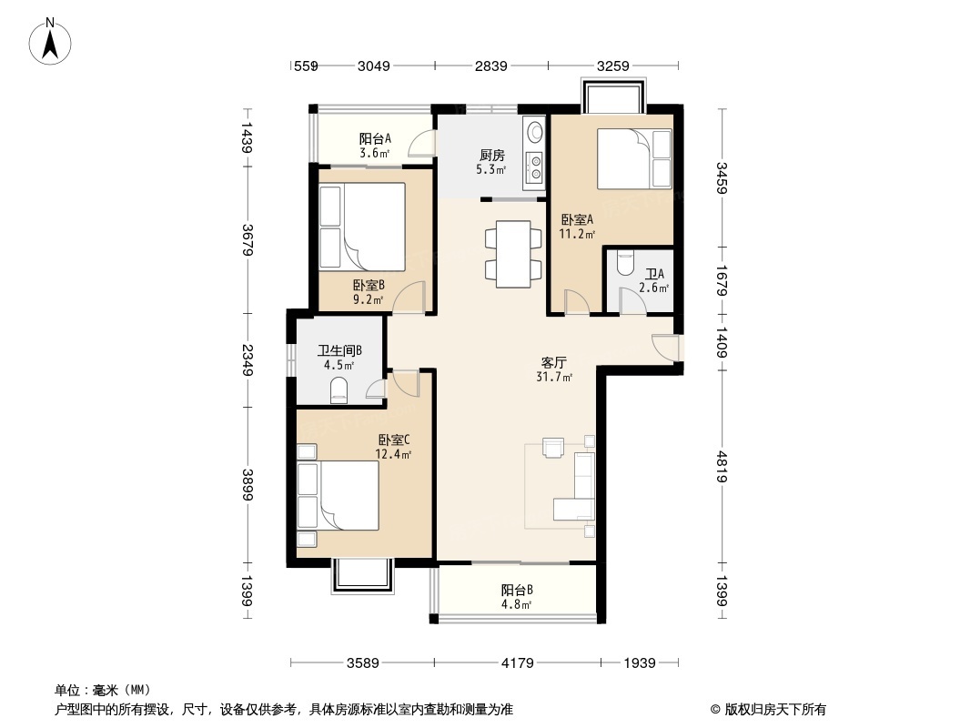 汇通太古城户型图