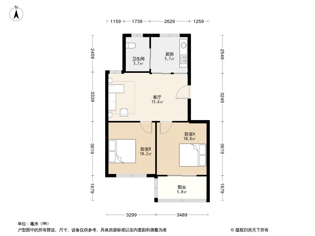 白鹤新村户型图