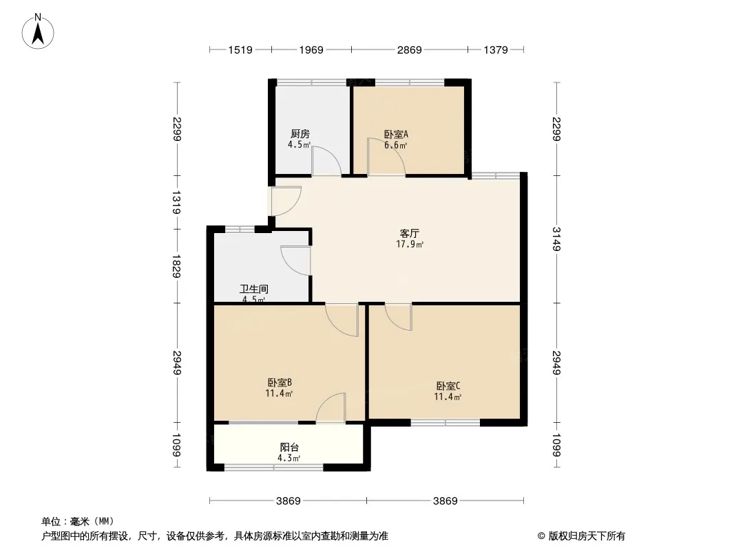 高凤新村户型图