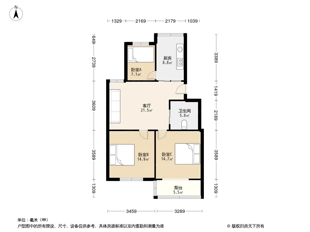 双东路小区户型图