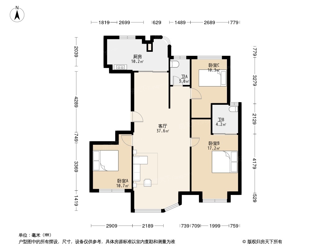 四季桂花园四期晶桂苑户型图