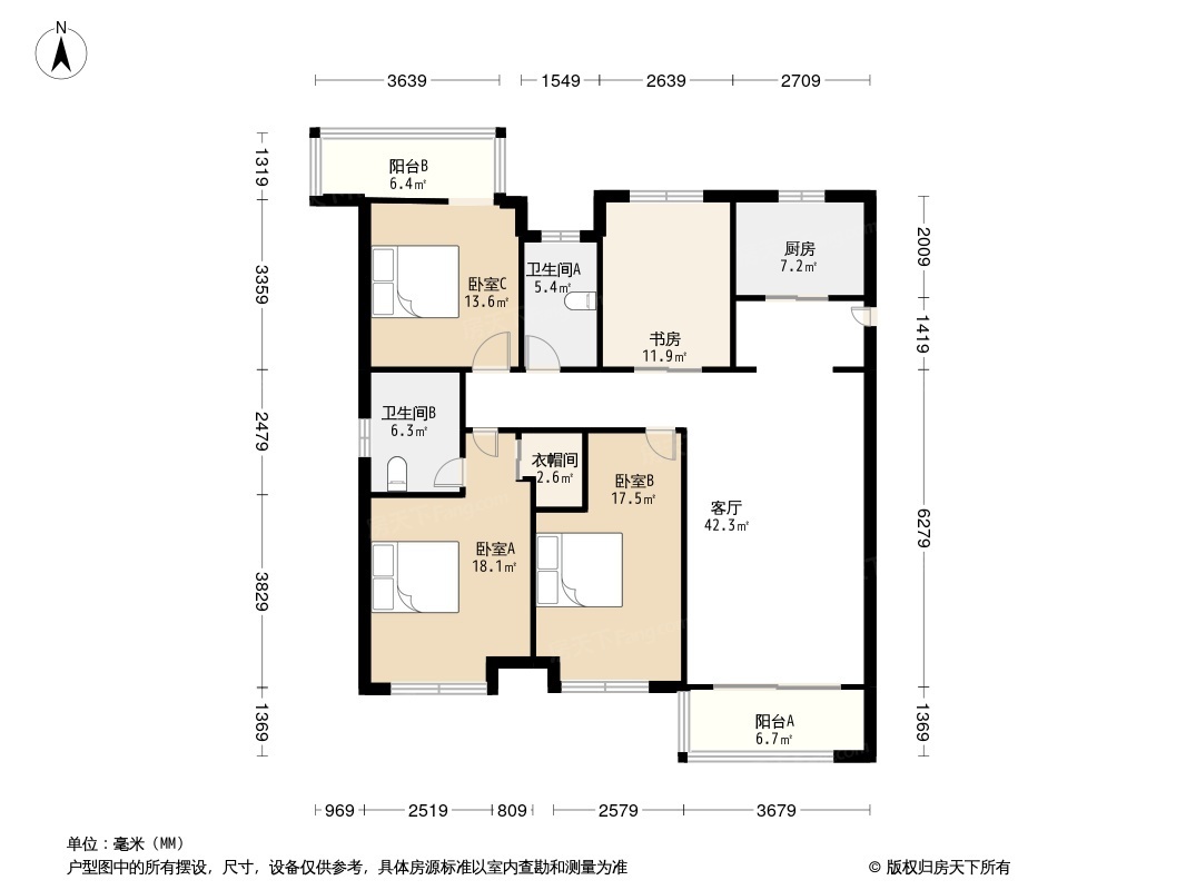 龙湖名景台户型图