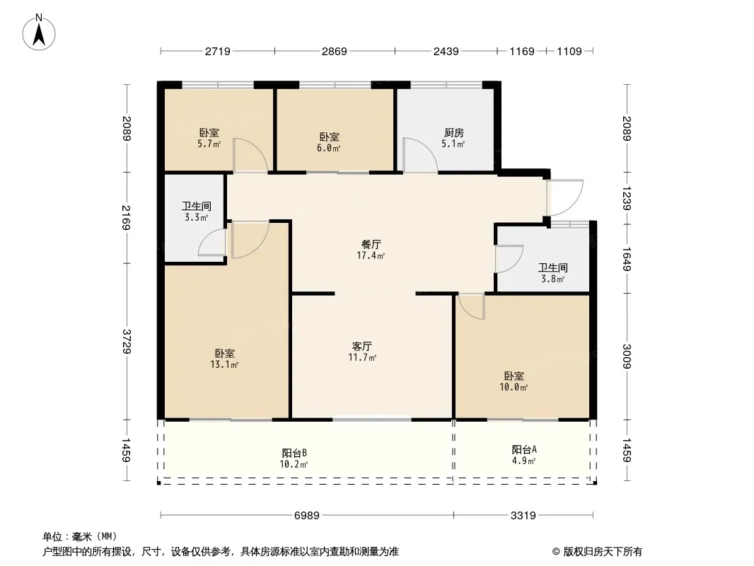 小朱家新村户型图