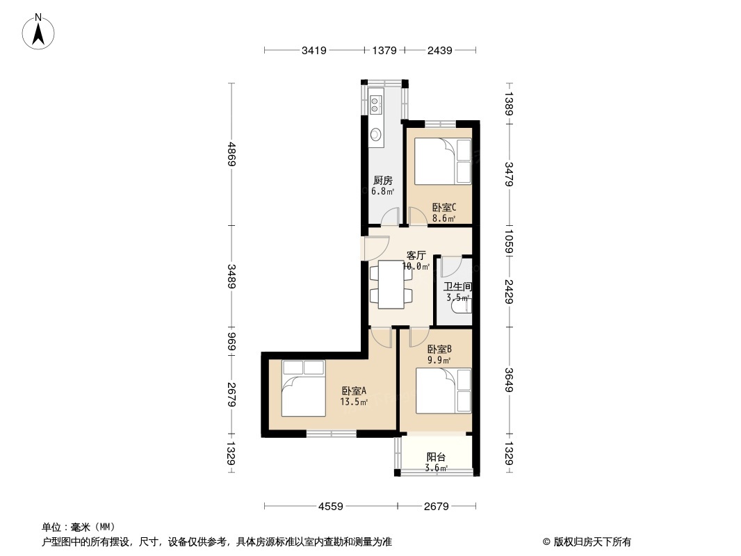 香港花园上环区户型图