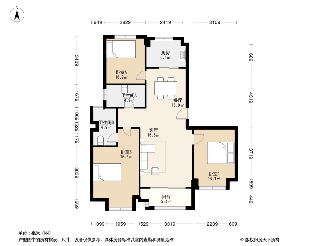 万科公园里户型图