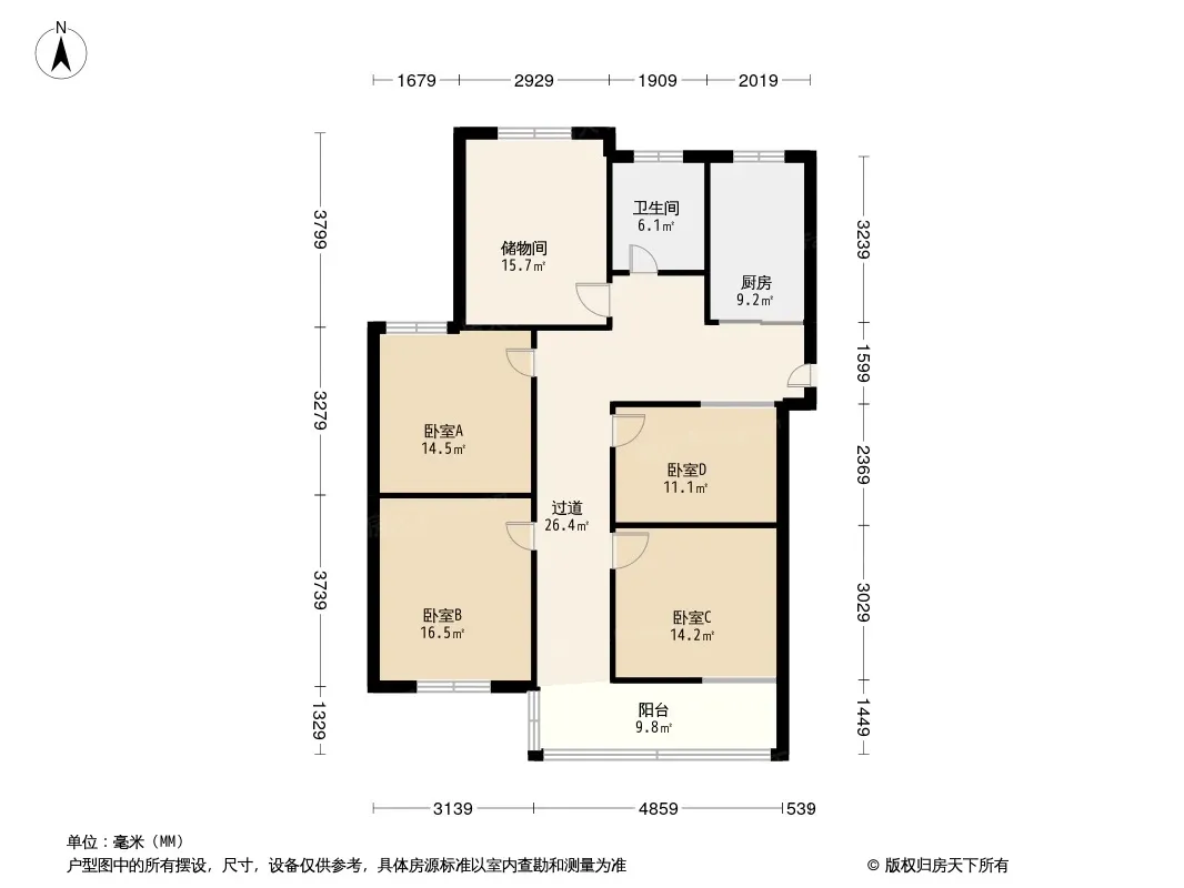 山海丽景户型图