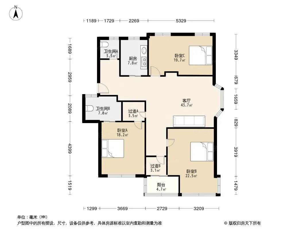 万丰苑户型图