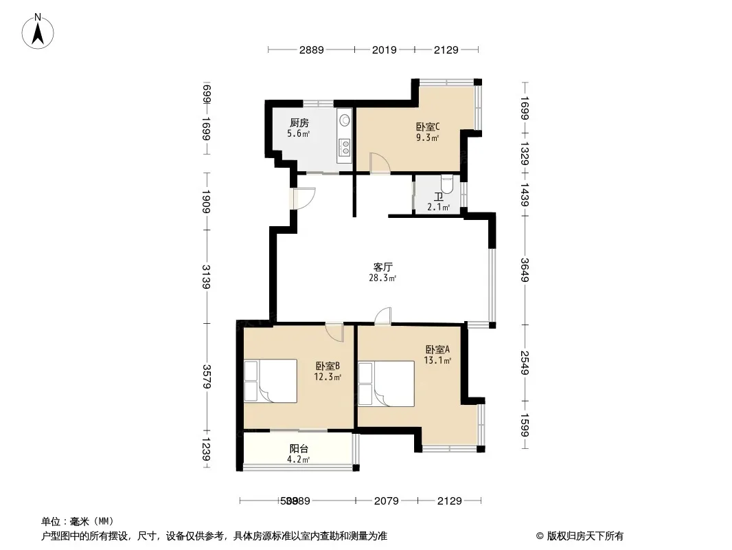 高锦花苑户型图