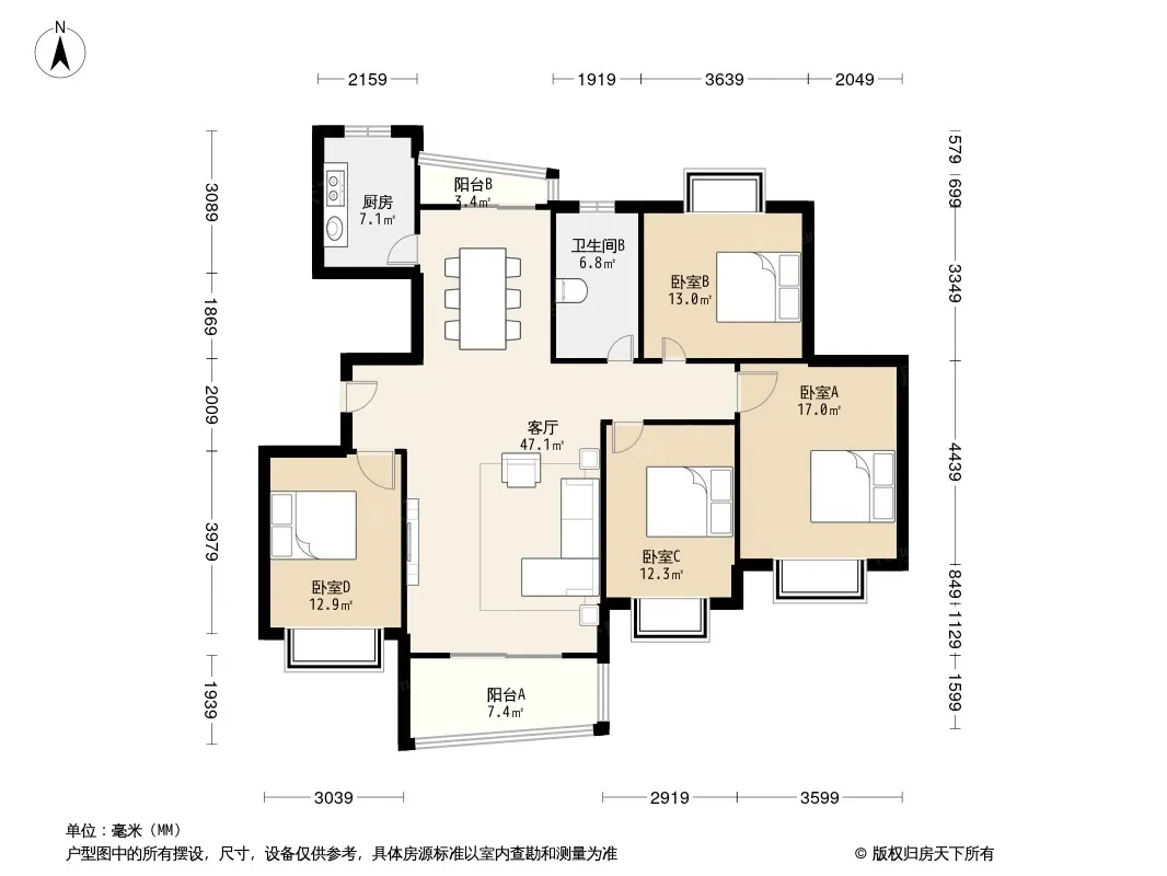 西子花苑户型图