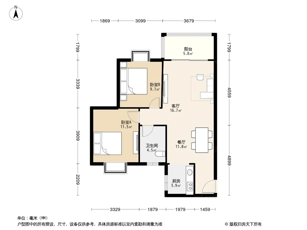 长房白沙湾户型图