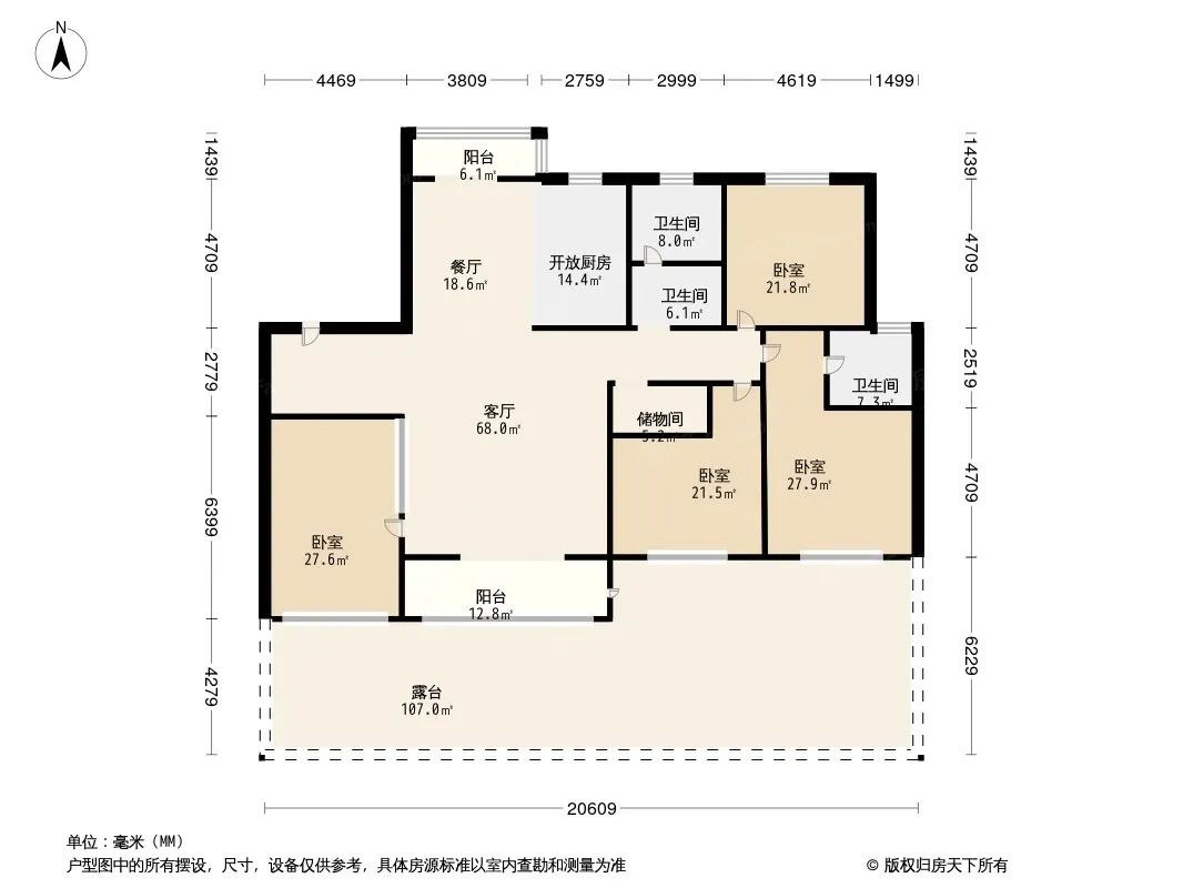 科技公寓户型图