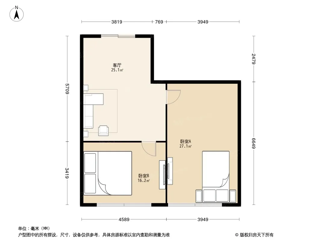 西雅公寓户型图