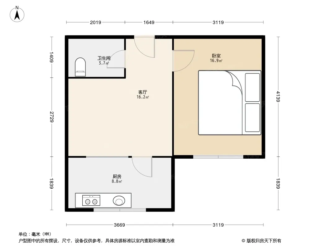 华闻小区户型图