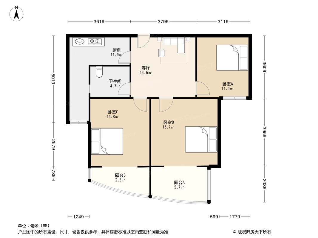 运河上郡户型图