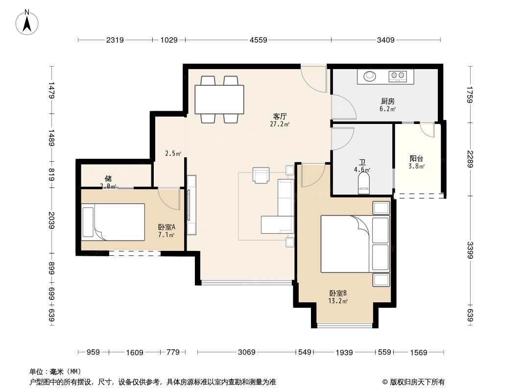 隆鑫西城汇户型图