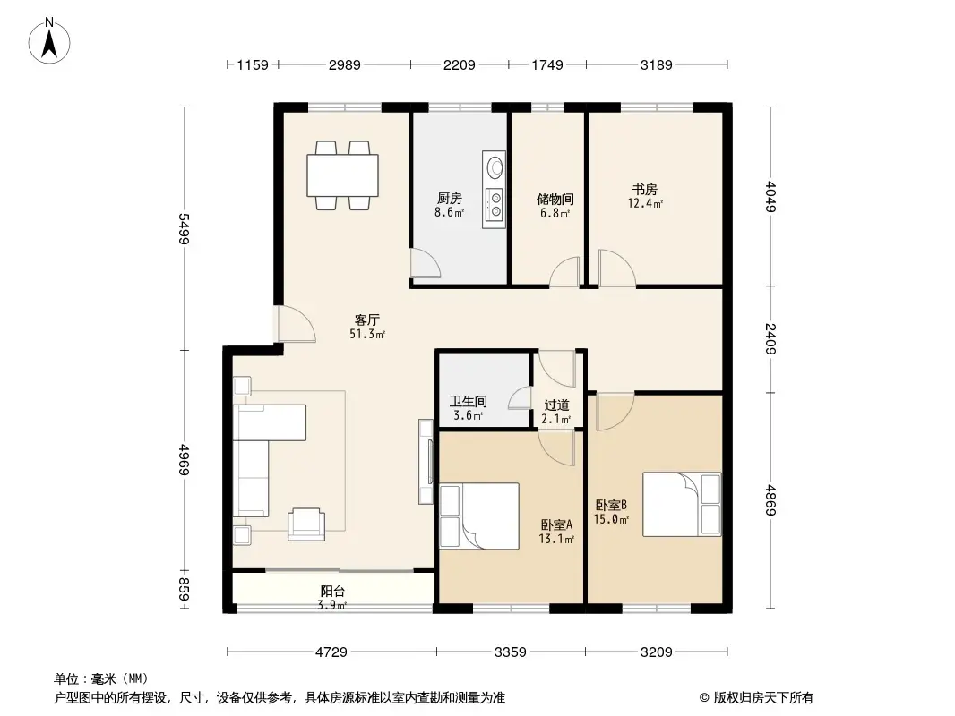 永和花园户型图