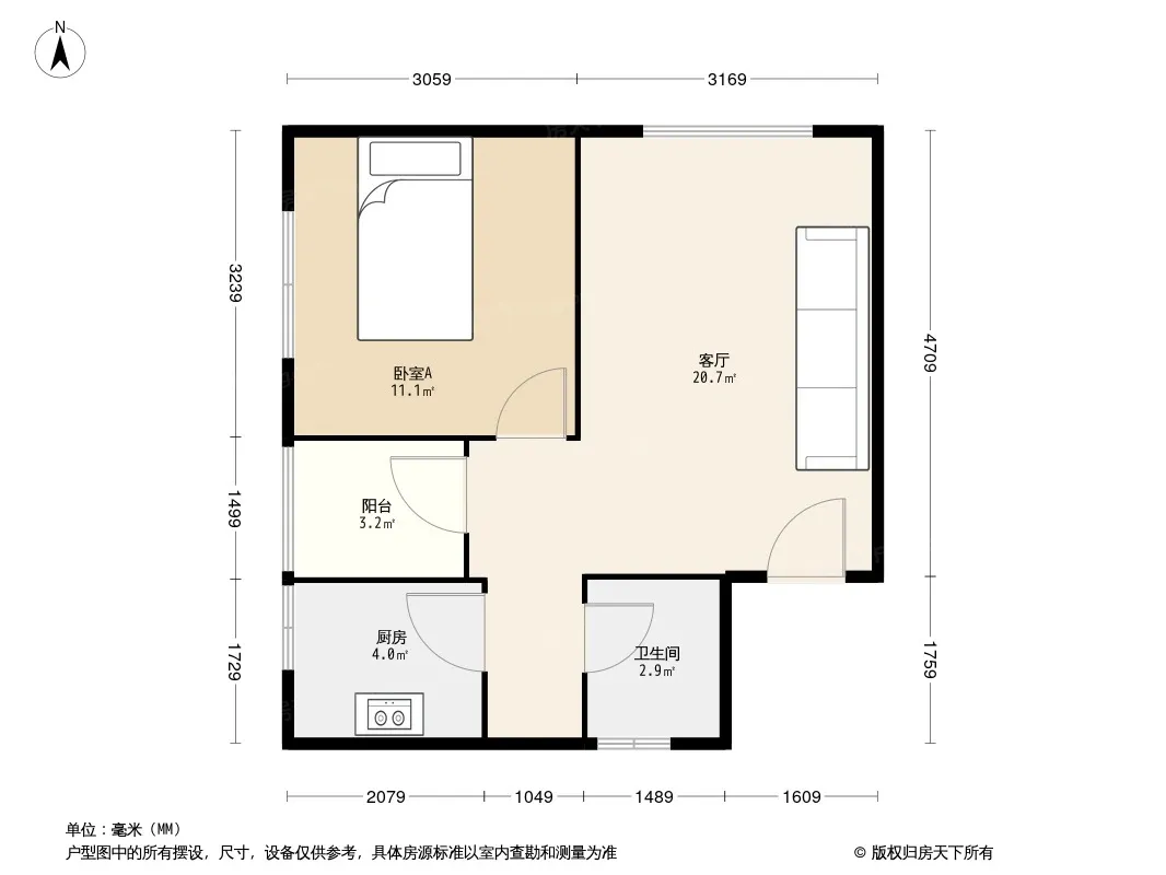 香麓丽舍户型图