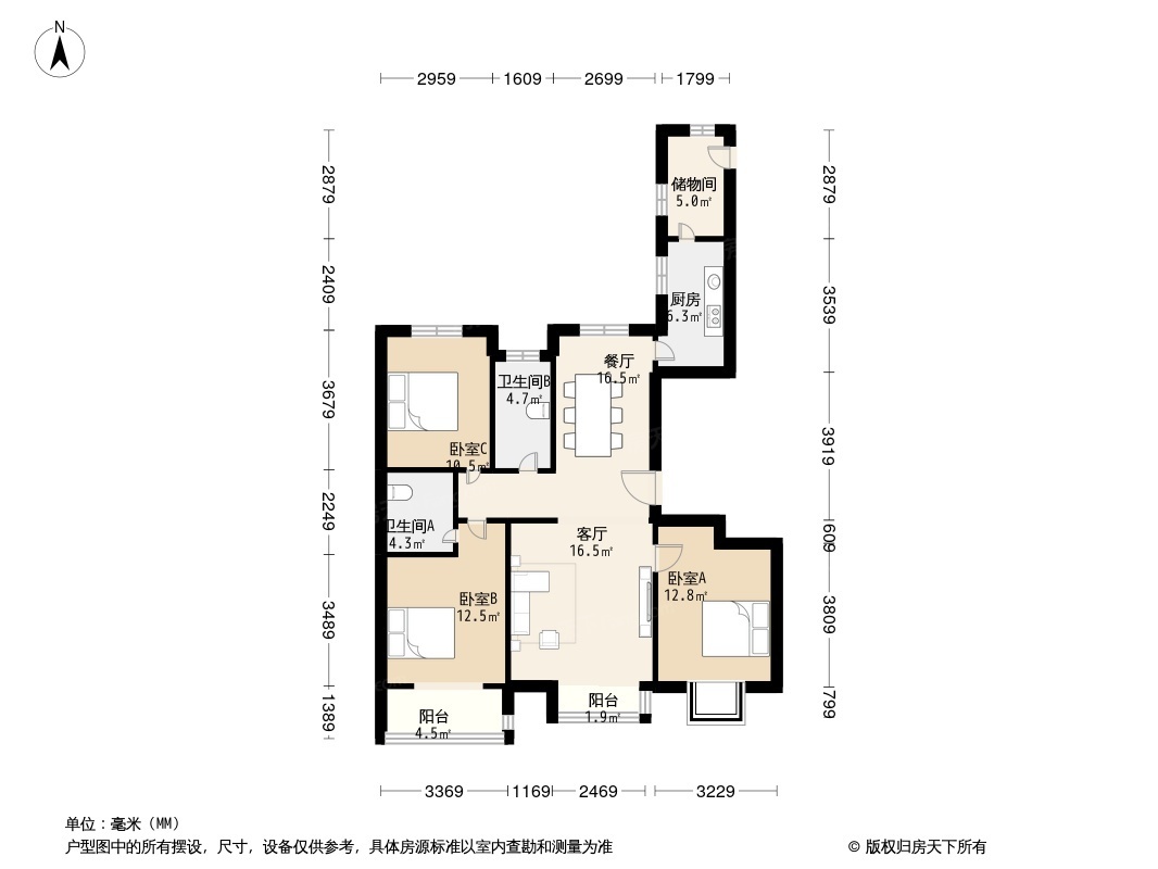 西部枫景户型图