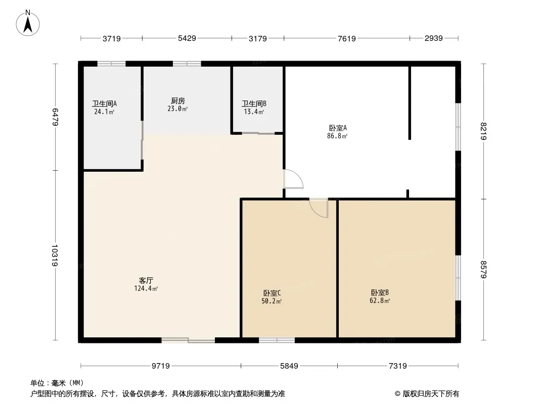 南天花园户型图