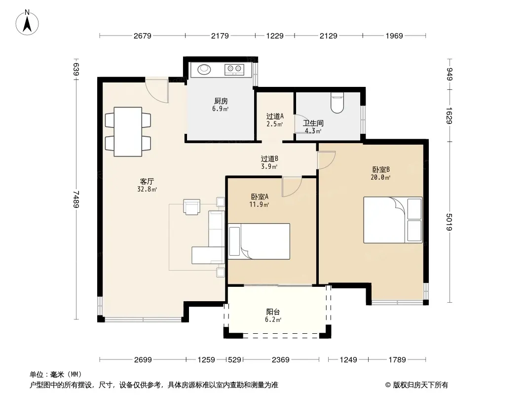 山水熙园户型图