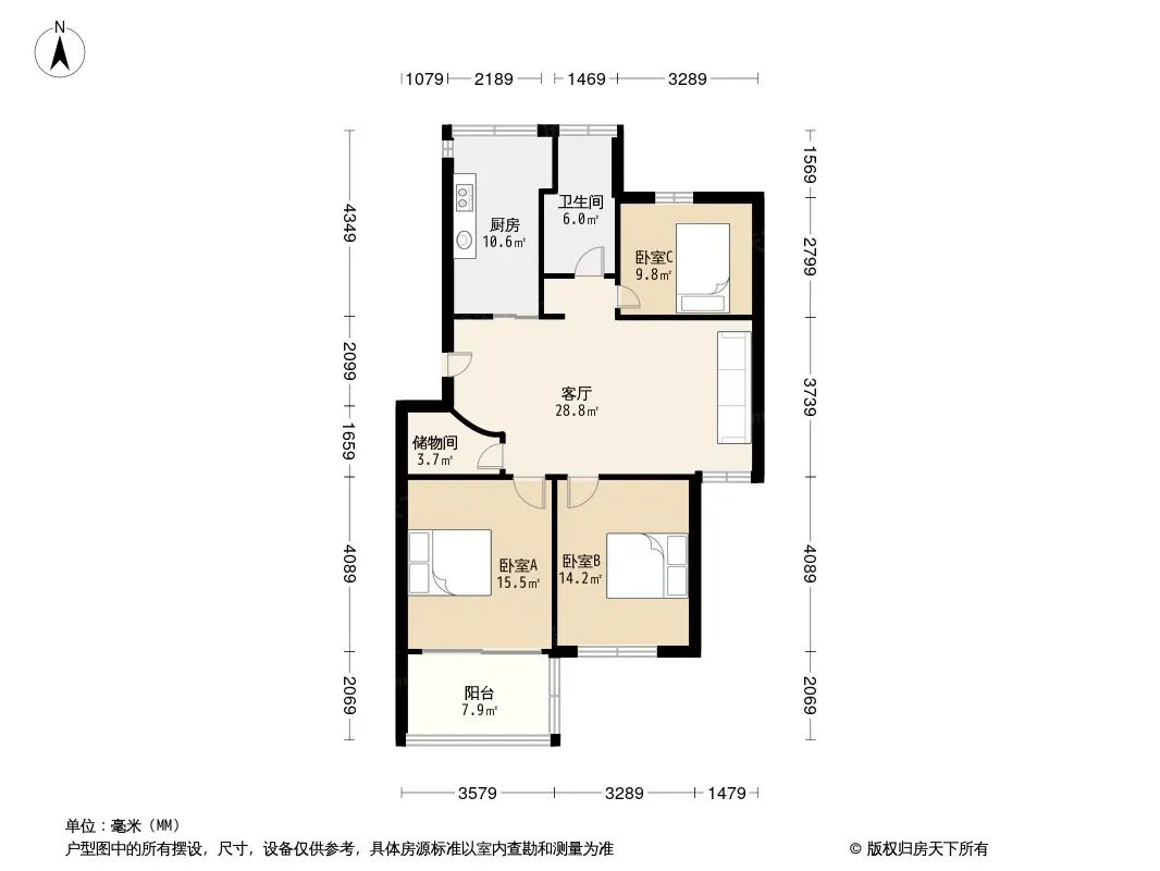 柳馨花园户型图