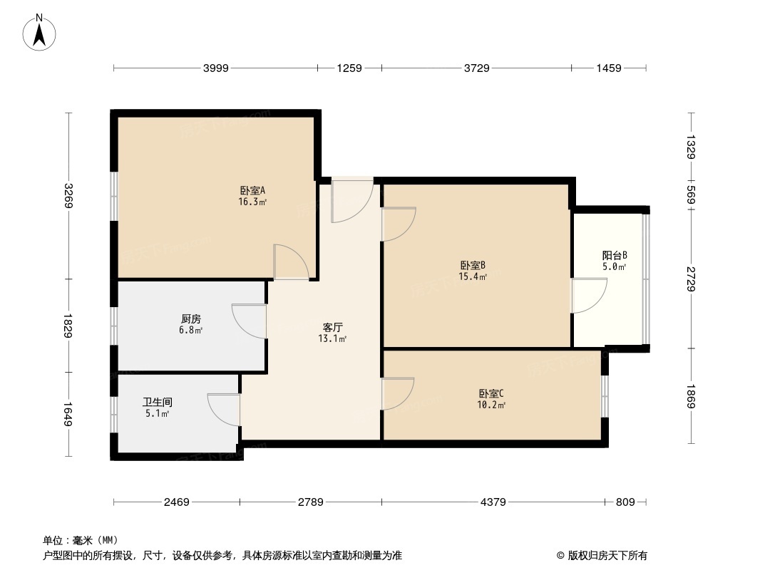 新华路检察院宿舍户型图