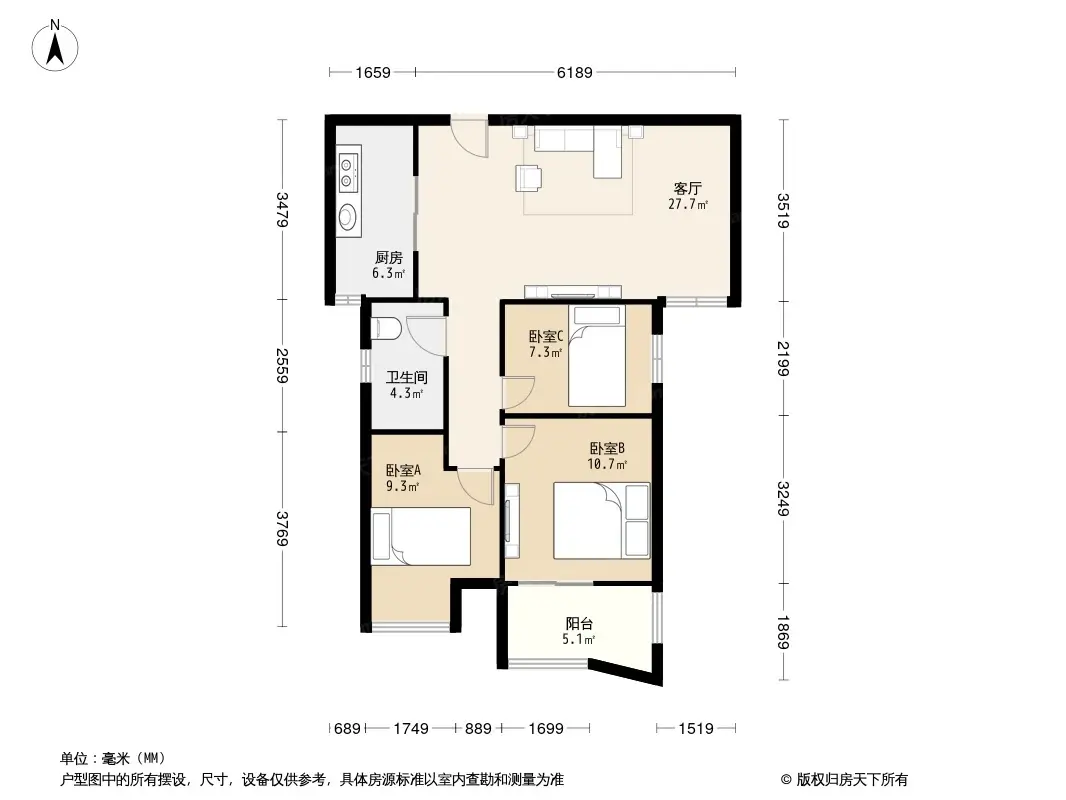 升龙天玺户型图