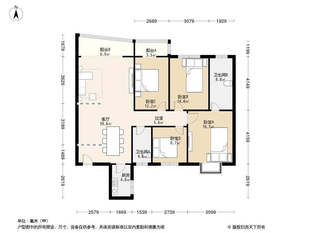 华江乐天花亭户型图