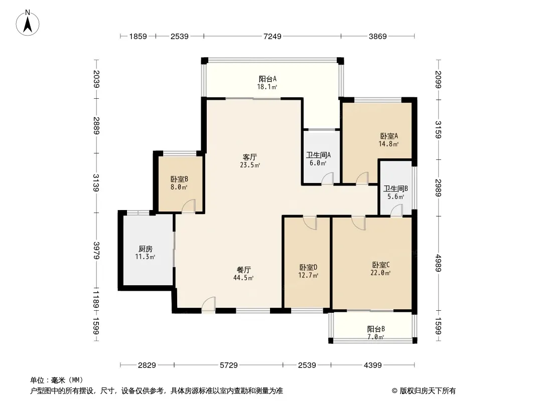 汇城上筑户型图