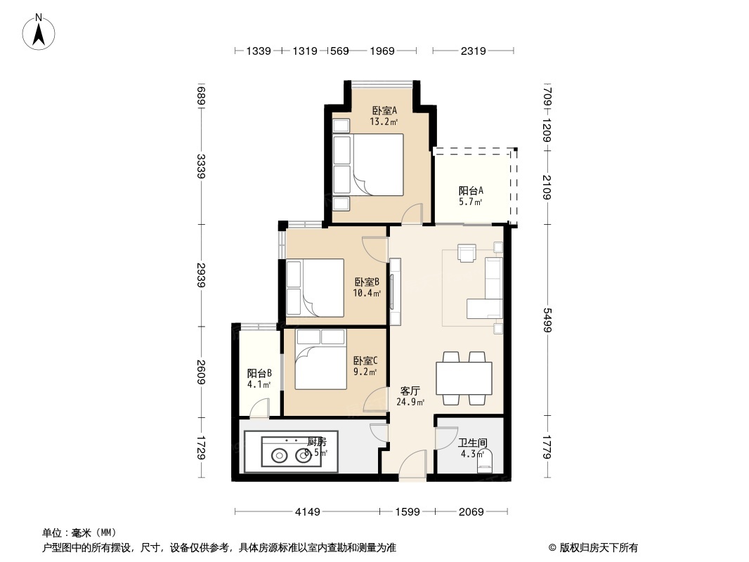 保利林语溪户型图