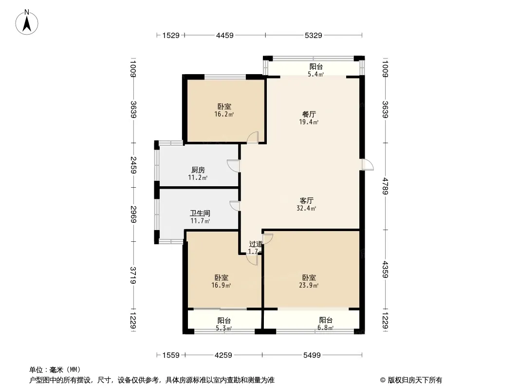 望京人文户型图
