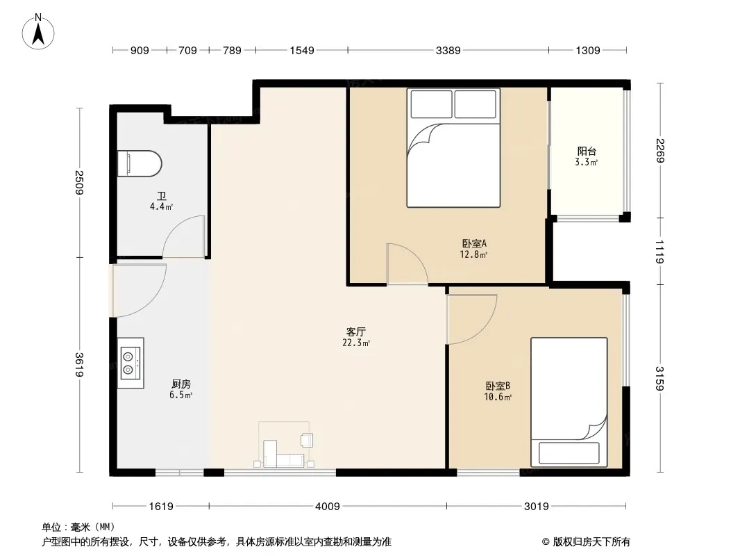 和美城户型图