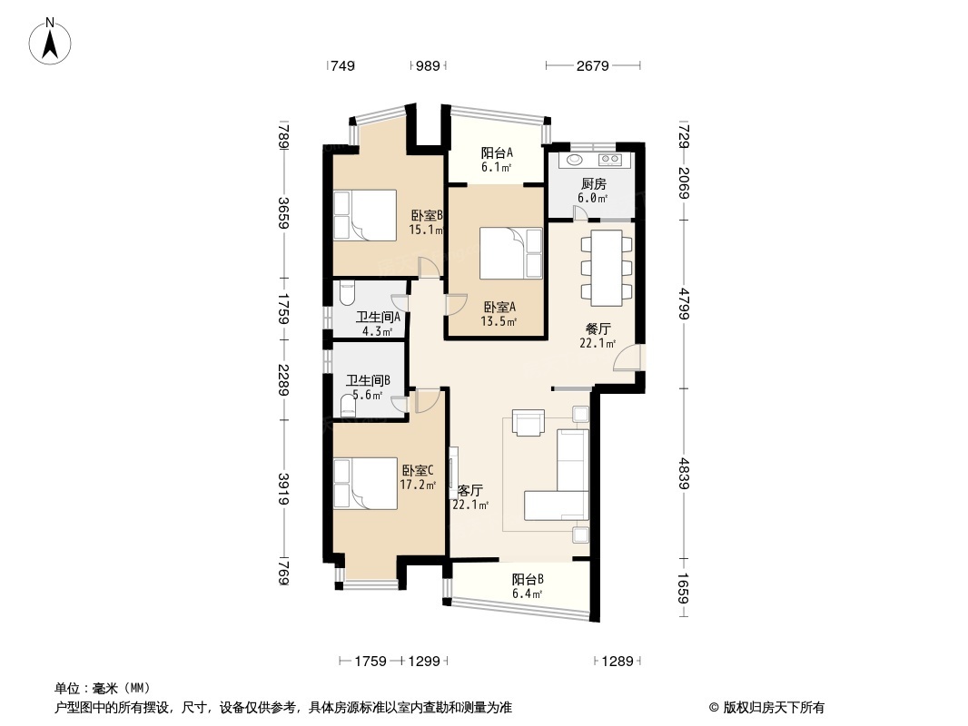 中原新城王府社区户型图