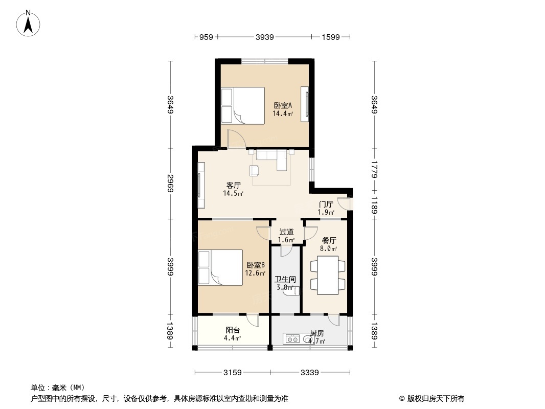 谊北路工商银行宿舍户型图