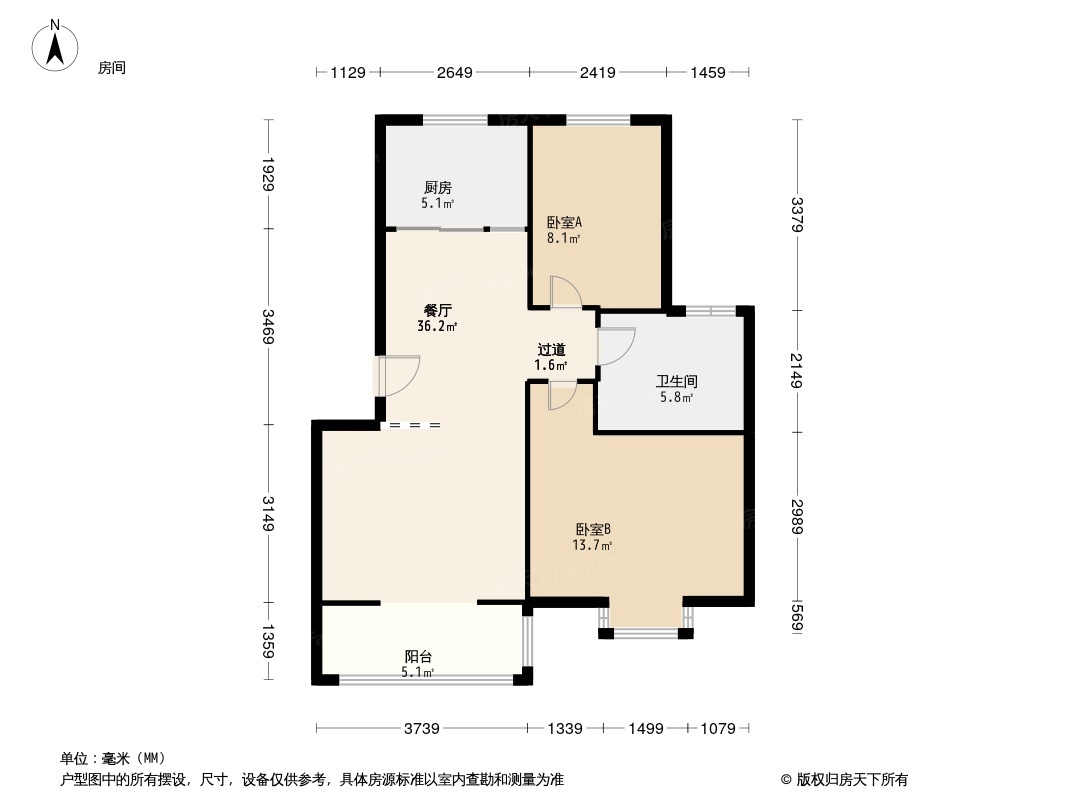 70年代户型图