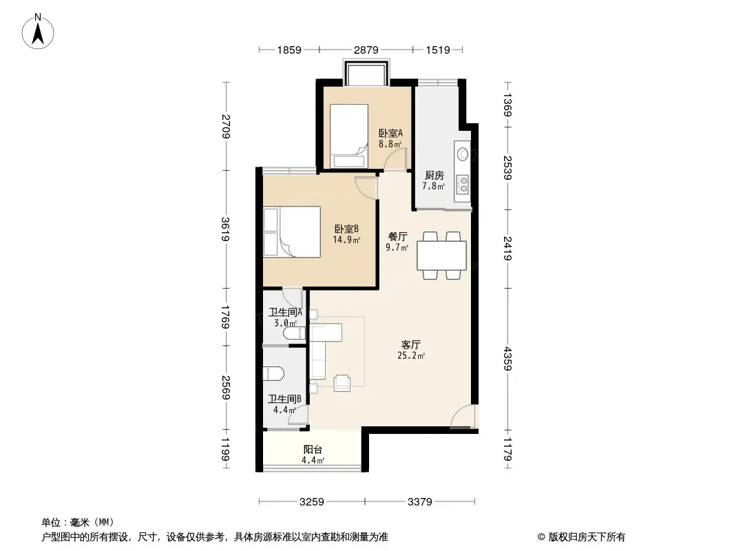 都市春天户型图