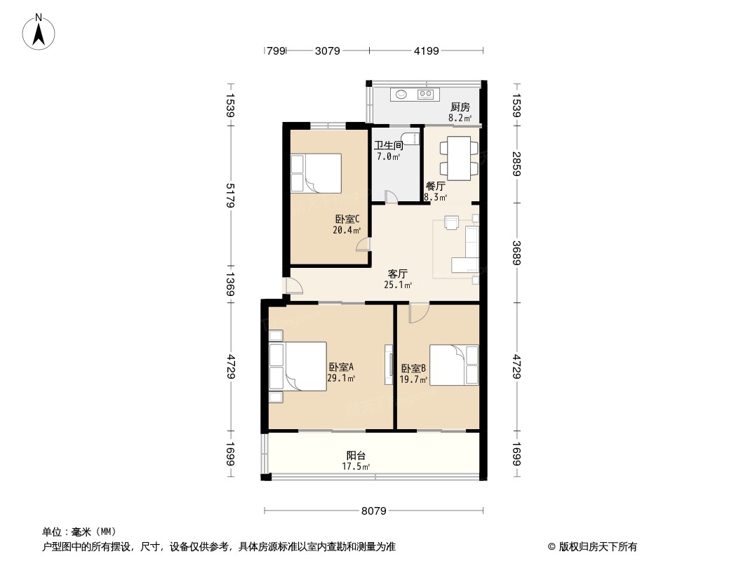 工农路交通厅宿舍户型图