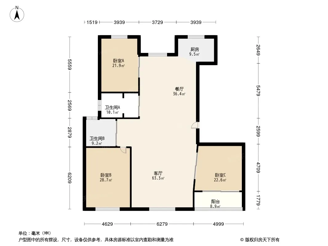 一洲东岸户型图