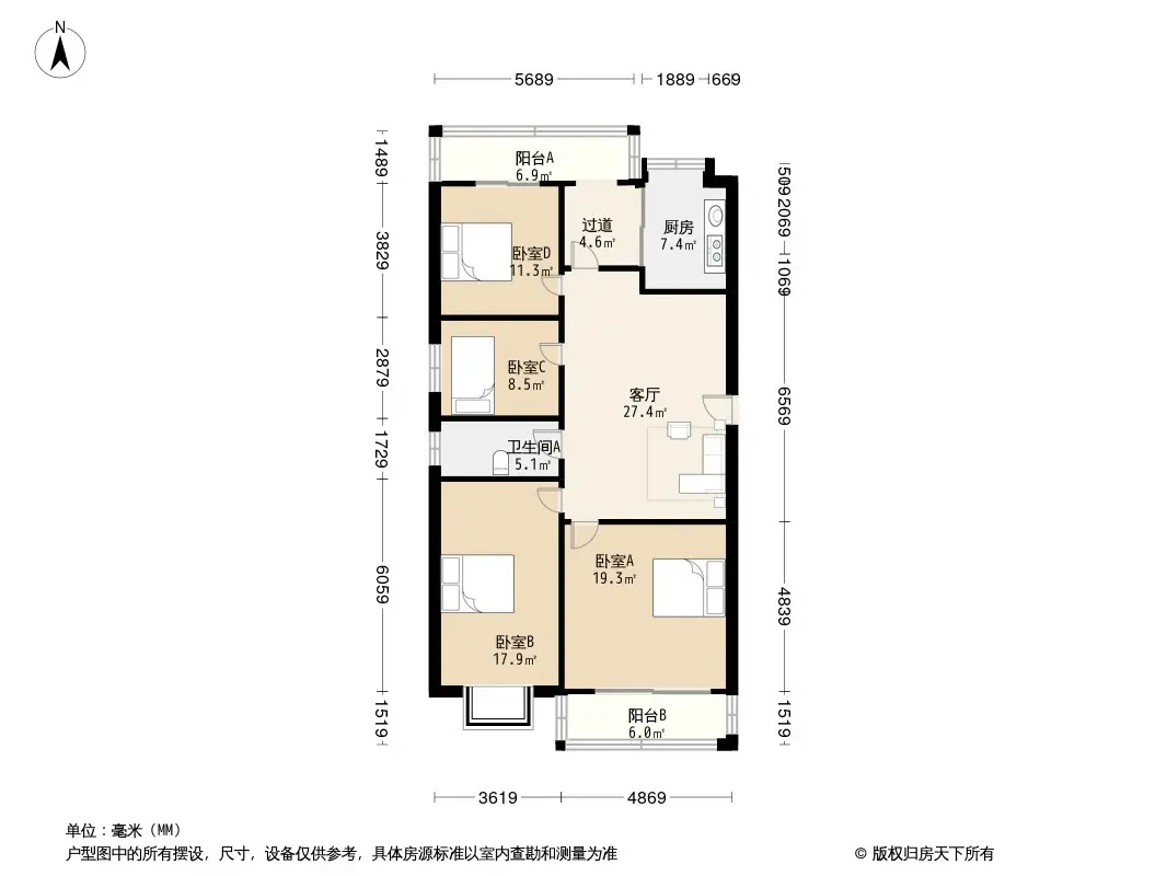 和顺园户型图