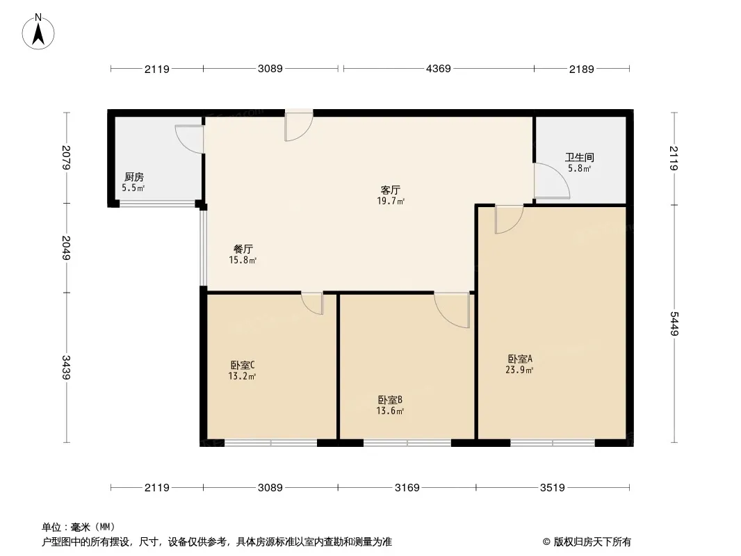 五一中央领御户型图