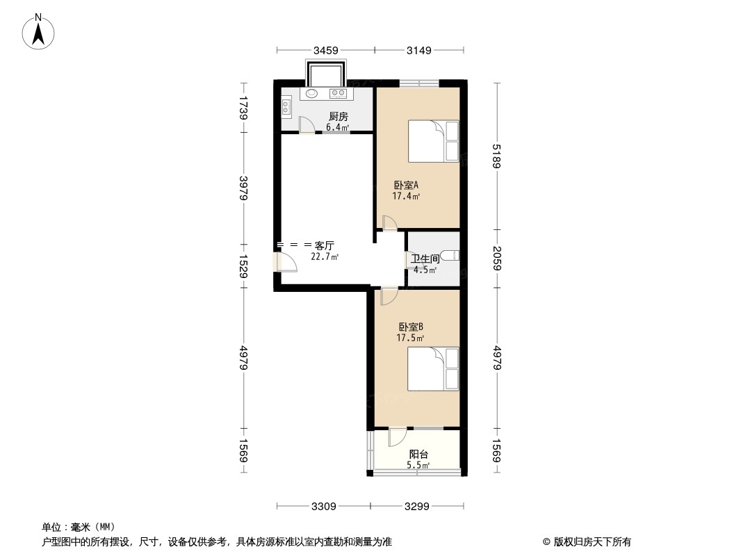 谈中园户型图