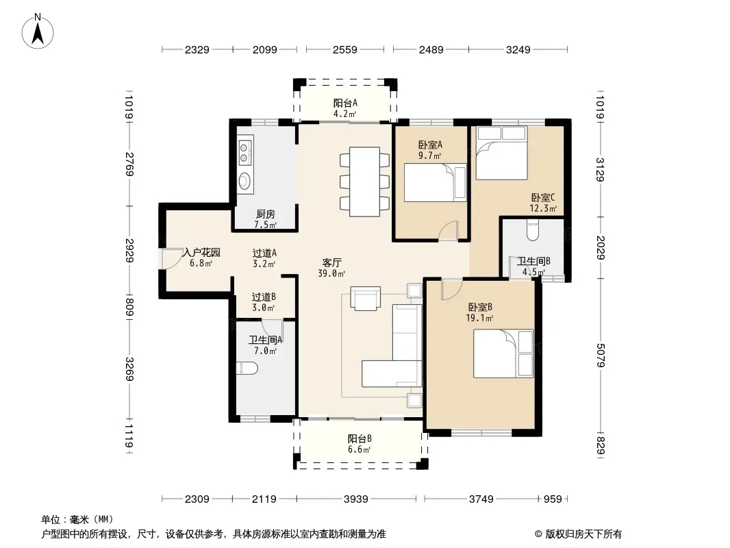 宏聚地中海户型图