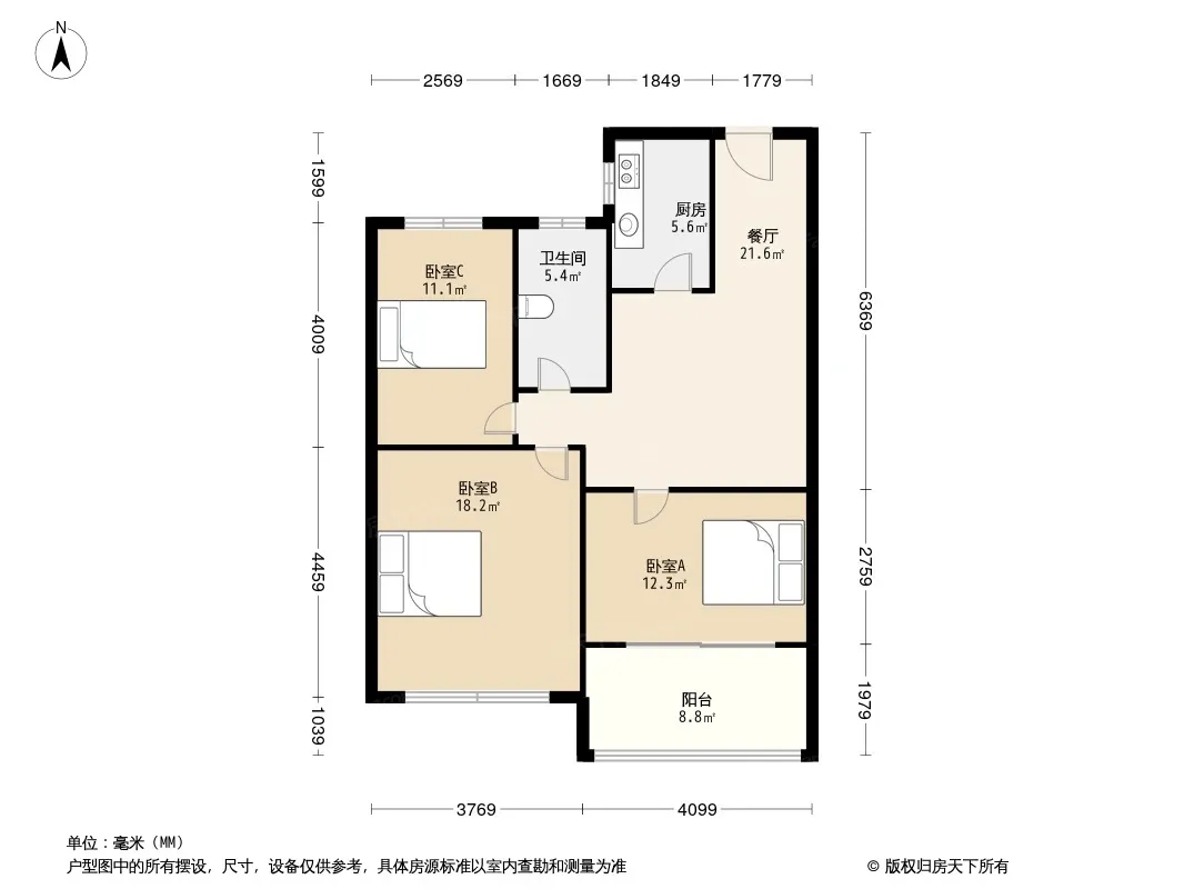 长丰丽江苑户型图