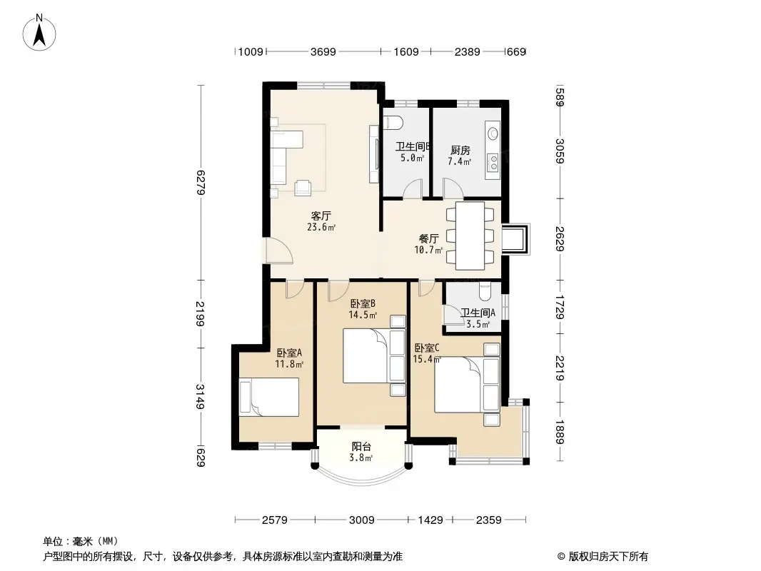 滨湖颐园户型图