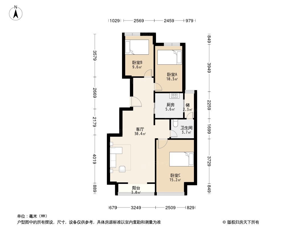 维科水岸枫情户型图