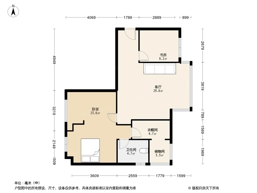 银亿海尚广场户型图