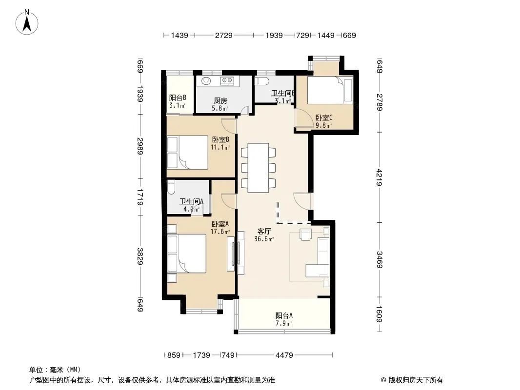 水岸兰庭户型图