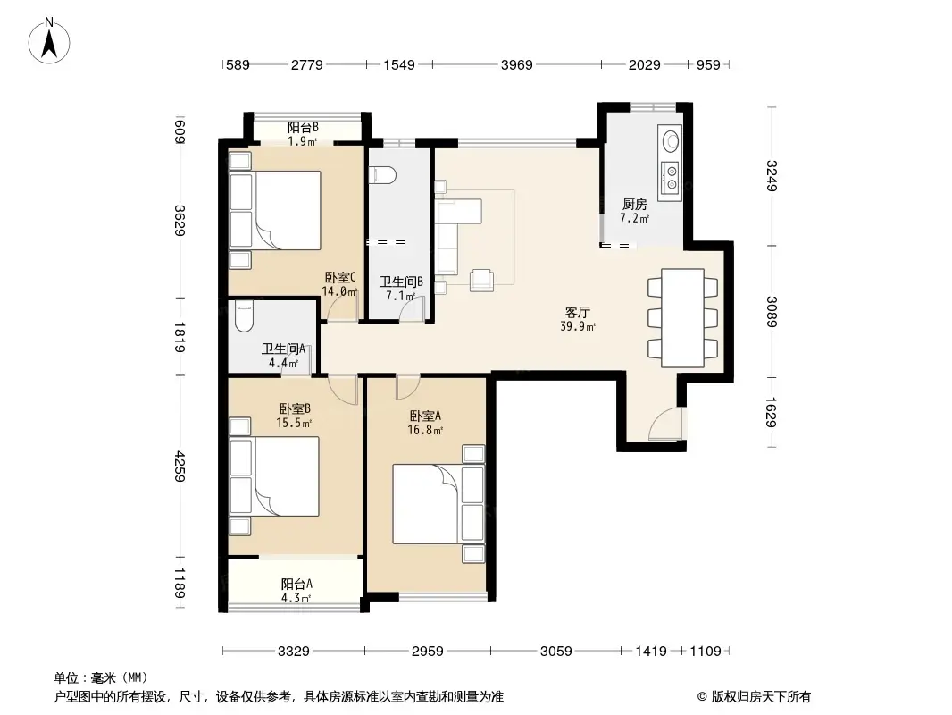 美丽源户型图