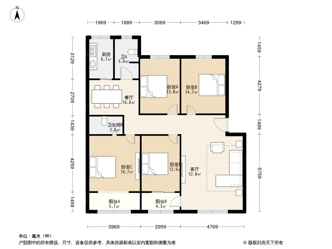 中意花苑户型图