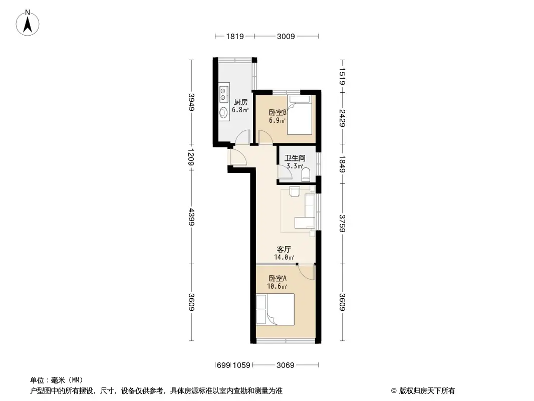 亚联山庄二期户型图